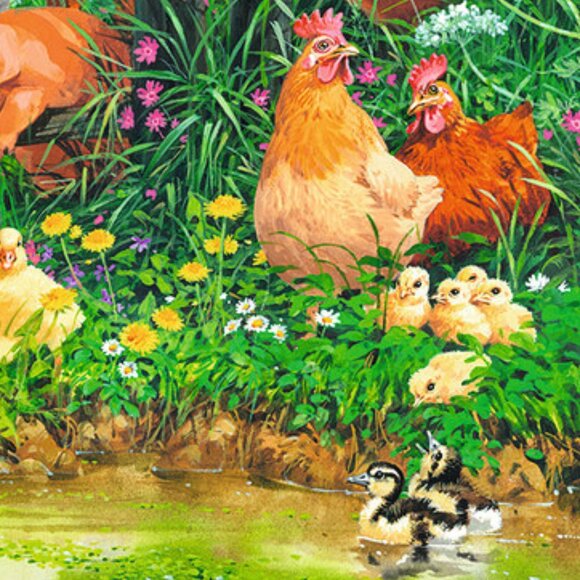 New sealed Ravensburger 100XXL Puzzle-Animals Get Together 100 Pcs Farm Animals - Picture 10 of 16